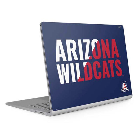 University of Arizona Wildcats Logo Split Blue Surface Book 2 13.5in Skin
